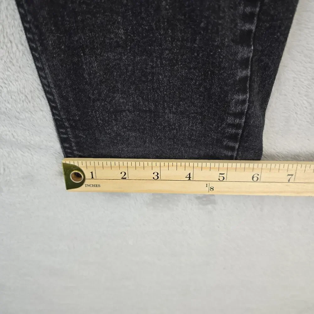 Ksubi Van Winkle Jeans Mens 34x30 Black Skinny Slim Pants Embroidered